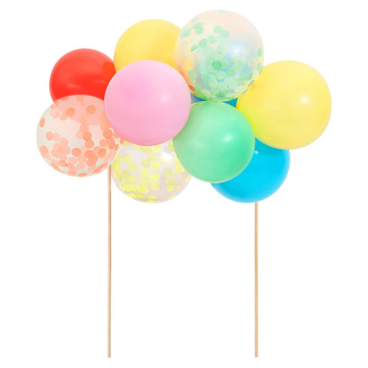 Meri Meri Kuchenaufsatz Tortenaufsazt Mini Ballongirlande Set | Die kleine Fetenkiste | Rainbow Balloon Cake Topper Kit SALE