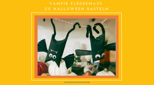 LAST MINUTE HALLOWEEN: VAMPIR FLEDERMAUS BASTELN