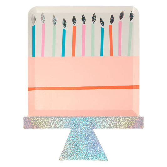 Geburtstagstagstorte Teller von meri meri | Die kleine Fetenkiste | Birthday Cake Plates (x 8) SALE